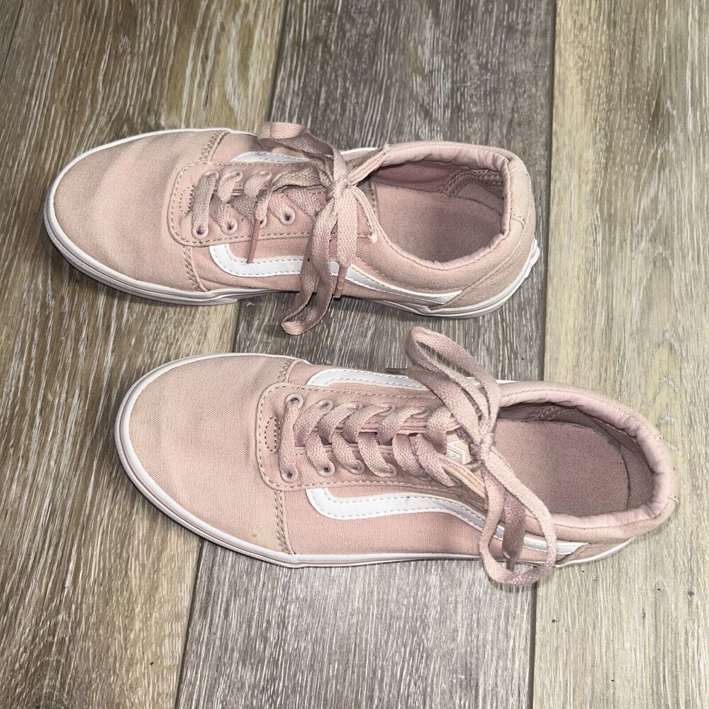 Vans Old Skool Low Top Pink Skate Sneaker Shoes Missy Girls Kids Youth US Size 3 - Picture 6 of 11